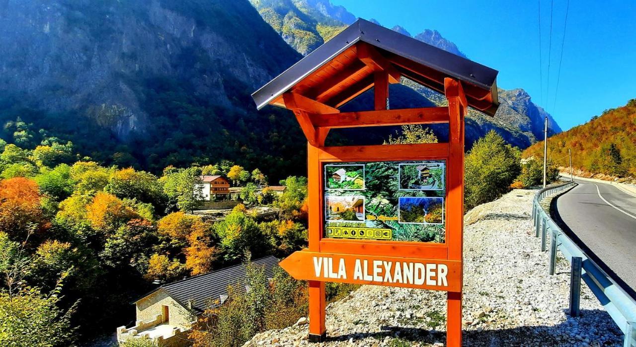 Vila Alexander B&B Валбона Экстерьер фото
